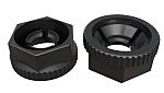 RS PRO, Plain Nylon 66 Hex Nut, M4