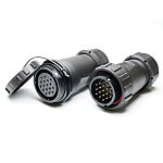 RS PRO Industrial Circular Connectors, 17 Contacts, Cable Mount, SP29 Connector, Plug and Socket, Male and Female