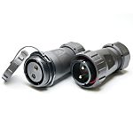 RS PRO Industrial Circular Connectors, 2 Contacts, Cable Mount, SP29 Connector, Plug and Socket, Male and Female