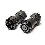 RS PRO Industrial Circular Connectors, 2 Contacts, Cable Mount, SP17 Connector, Plug and Socket, Male and Female