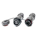 RS PRO Industrial Circular Connectors, 2 Contacts, Cable Mount, SY13 Connector, Plug and Socket, Male and Female