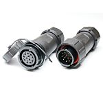 RS PRO Industrial Circular Connectors, 12 Contacts, Cable Mount, SY21 Connector, Plug and Socket, Male and Female
