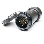 RS PRO Industrial Circular Connectors, 10 Contacts, In-line, SP29 Connector, Socket, Male, IP68