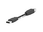 TE Connectivity , Male USB A to Male USB B