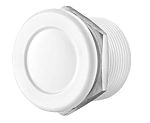 RS PRO Illuminated Piezo Switch, Momentary (NO), SPST, IP69, Flexible Wire, 0.2A, -20 to 70°C White