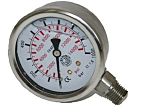 RS PRO G 1/4 Analogue Analogue Positive Pressure Gauge 1000bar Bottom Entry 63mm Outside Diameter