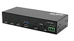 Exsys 4 Port USB 3.2  Hub, Terminal Connector Powered, 134 x 55 x 20mm