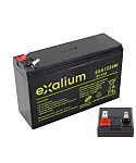 Exalium 12V F1, F2 Lead Acid Battery, 6Ah
