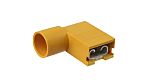 Molex 19007 Yellow Insulated Socket Spade Connector, Quick Disconnect