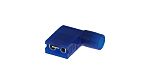 Molex 19006 Blue Insulated Socket Spade Connector, Quick Disconnect