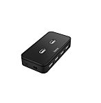 Hama 7 Port USB 2.0 USB A USB C Hub, USB Powered, 10.2 x 1.9 x 5.3cm