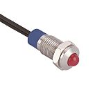 RS PRO Red Panel Mount Indicator, 24V, 8mm Mounting Hole Size, IP67