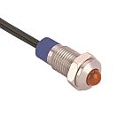 RS PRO Amber Panel Mount Indicator, 24V, 8mm Mounting Hole Size, IP67