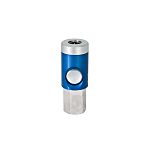 RS PRO Aluminium, Brass, Steel Female Pneumatic Quick Connect Coupling, 3/8 BSP Male Threaded