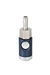 RS PRO Aluminium, Brass Female, Male Pneumatic Quick Connect Coupling, 10mm Hose Barb