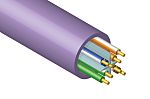 HellermannTyton ConnectivityCA076, 305m Cat6, Purple Unterminated to Unterminated, U/UTP Unshielded, Unterminated