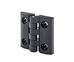 Elesa PP Hinge Pin with a Fixed Pin, Screw Fixing, 65mm x 64mm x 21.5mm