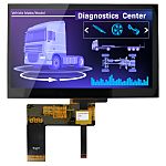NEWHAVEN DISPLAY INTERNATIONAL NHD-7.0-800480AF-LSXP-CTP TFT LCD Display Module / Touch Screen, 7in WVGA, 800 x