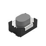 Wurth Elektronik Grey Tactile Switch, SPST 50mA Surface Mount
