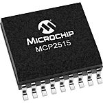 Microchip MCP2515T-E/SO, CAN Transceiver 1Mbps CAN, 18-Pin SOIC