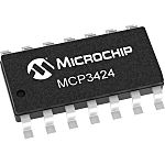 Microchip, Quad 18 bit- ADC 0.24ksps, 14-Pin SOIC