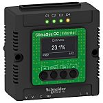Schneider Electric ClimaSys DIN Rail Temperature Control Module, 80 x 80 x 49.75mm 4 Input, 1 Output 1 Relay, 90