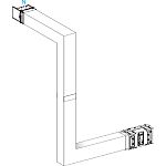 Schneider Electric Cross Elbow Busbar Trunking, 290 → 1200mm, 1000A, KSA Series