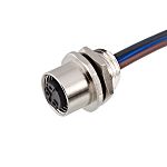 RS PRO Industrial Circular Connectors, 3 Contacts, Panel Mount, M12 Connector, Socket, Female, IP67