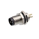 RS PRO Industrial Circular Connectors, 3 Contacts, Panel Mount, M8 Connector, Plug, Male, IP67
