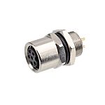 RS PRO Industrial Circular Connectors, 6 Contacts, Panel Mount, M8 Connector, Socket, Female, IP67