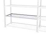 Manorga Galvanised Sheet Steel Storage Rack System Shelving System, 1250mm x 600mm