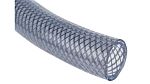 RS PRO PVC, Flexible Tube, 12.5mm ID, 18.5mm OD, Clear, 100m