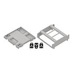 Pouzdro pro lištu DIN Ohnivzdorný ABS, 41.5 x 66.45 x 4.8mm Filtr
