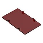 RS PRO ABS Filter for Use with Enclosures, 41.5 x 66.45 x 4.8mm