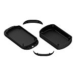 RS PRO Black ABS General Purpose Enclosure, 110 x 57 x 25mm