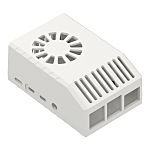 RS PRO White ABS General Purpose Enclosure, White Lid, 94.5 x 62 x 40mm