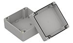 RS PRO Light Grey ABS General Purpose Enclosure, IP67, Light Grey Lid, 119.9 x 119.9 x 75mm