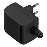 RS PRO Black ABS Power Supply Case, 82.4 x 48 x 75.2mm