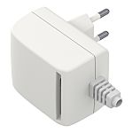 RS PRO White ABS Power Supply Case, 82.4 x 48 x 75.2mm