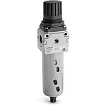 Camozzi MC Filter Regulator, 25μm, G 1/4, Manual, Semi Automatic, 10 bar, MC104-D00