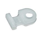 Thomas & Betts Natural Cable Tie Mount 7.9 mm x 10.3mm, 2.4mm Max. Cable Tie Width
