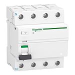 Schneider Electric IKQ RCD, 25A, 4 Pole, 30mA, 400V ac