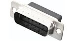 Encitech Connectors 3303 15 Way Screw Mount D-sub Connector Plug, with Screw