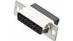 Encitech Connectors 3303 15 Way Screw Mount Solder D-sub Connector Socket, with Screw