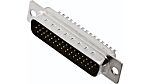 Encitech Connectors HDS 44 Way D-sub Connector Plug, 2.99mm Pitch