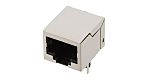 Encitech Connectors 3257 8 Way Side Entry D-sub Connector Socket, with PCB