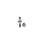Pilz 506246 Series Magnetic Safety Switch, 24V dc, 316 Stainless Steel Housing, 2NO, M12