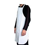 GUYARD White Reusable Leather Apron, 90mm