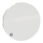 Schneider Electric White Push Button Cap for Use with Double Switch And Push-Button, 51 x 8.5mm