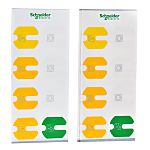 Schneider Electric Yellow Blind & Roller Control Switch, Odace Series